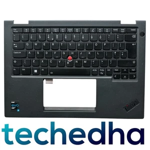 Lenovo Thinkpad X13 Yoga Gen 2 Palmrest Handrest Upper Top Case UK Keyboard - Picture 1 of 2