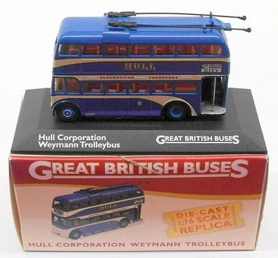 Atlas Editions 1/76 Scale 4 655 128 - Weymann Trolleybus - Hull Corporation - Image 1 of 3