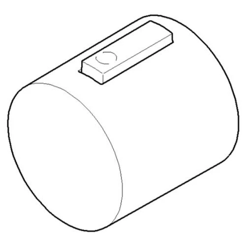 1PK Dornbracht 0417330070000 Handle for Thermostat - Polished Chrome