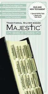 Majestic Traditional Silver-Edged Bible Tabs by Ellie Claire (English) Book & Me - Bild 1 von 1