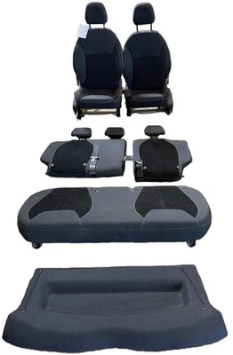 Sedili anteriori e posteriori + cappelliera CITROEN C3 2^ (2009-2016) in stoffa - Immagine 1 di 4