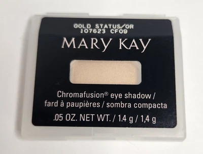 NWOB Mary Kay Chromafusion Eye Shadow "Gold Status" #107623 Shimmer .05oz NEW - Image 1 of 2