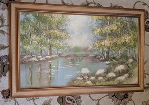 Stephen Kelly Signed Oil Painting On Canvas- 44"x28" Large - Picture 1 of 8