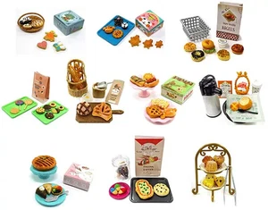 Puchi Sample U.S.A. Version Bread & Butter Set of 10 Mini Figures Re-Ment - Picture 1 of 1