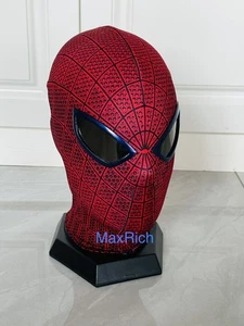 The Amazing Spider-Man Spiderman Cosplay Mask Andrew Garfield Prop 1:1 Handmade - Picture 1 of 3
