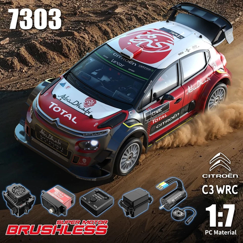 MJX Hyper GO 7303 1/7 Citroen C3 WRC 4WD - Bild 1 von 4