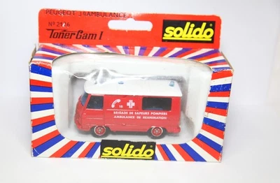 Ambulancia Solido Nº 2126 Peugeot J9 En Caja Original - Casi Como Nueva De Colección Foto 1 de 4