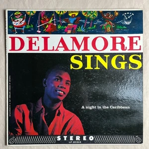 DELAMORE Sings A Night In The Caribbean 1962 Vinyl LP Carib LP-2018-S - VG+ - Picture 1 of 4