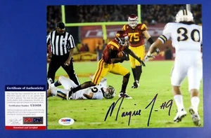 MARQUISE LEE SIGNED 8x10 PHOTO ~ USC TROJANS FOOTBALL ~ PSA U31838 - Picture 1 of 2