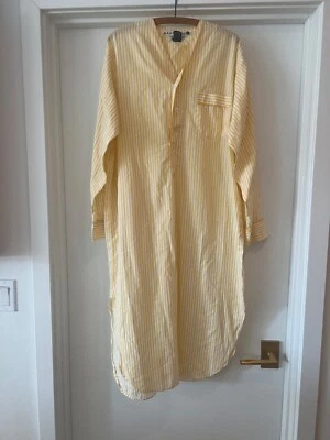 Vintage JW Robinsons Striped Sleep Shirt Nightgown Medium  - Изображение 1 из 4