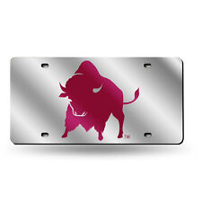 West Texas A&M Buffaloes Mirrored Laser Cut License Plate Laser Tag
