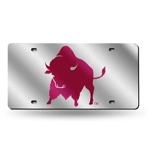 West Texas A&M Buffaloes Mirrored Laser Cut License Plate Laser Tag - Picture 1 of 6