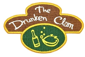 The Drunken Clam Bar Cartoon Show Classic TV Movie Patch Vintage Style Retro - Picture 1 of 1