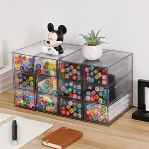 Plastic Storage Drawers, Home Office Supplies Organizer for Bathroom, Kitchen - Picture 1 of 9