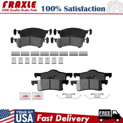 前后陶瓷刹车片适用于 2003 - 2006 年福特 Expedition Lincoln Navigator — 第 1/4 张图片