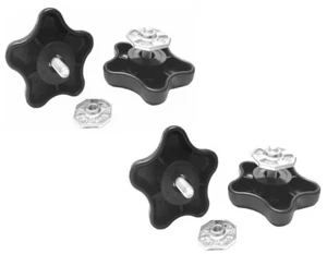 Carefree 901022, Awning Brace Knob With Clamp, Black, Set Of 4 - Picture 1 of 1