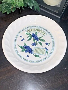 Platos/platillos de postre vintage Blueberry Golden Pie Collection Himark Corea - Imagen 1 de 4