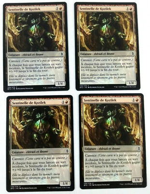 Mtg Magic Playset 4x Sentinel of Kozilek The Battle of Zendikar Exc Vf - Image 1 of 2