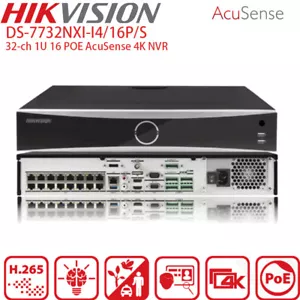 Hikvision DS-7732NXI-I4/16P/S 32CH 16POE AcuSense NVR 4HDD eSATA 32MP VCA - Foto 1 di 1