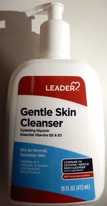Leader Gentle Skin Cleanser Dry-Normal Sensitive Skin, 16 Fl Oz 096295143645VL - Picture 1 of 2