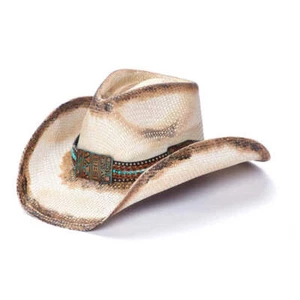 Stampede Hats - "Blaze" Tea Stained Cowboy Hat - Picture 1 of 6