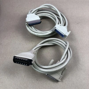 2pcs SCSI Cable Micro Ribbon 36 Contacts CN36 Male to DB25 D-Sub 25-Pin Male - Picture 1 of 5