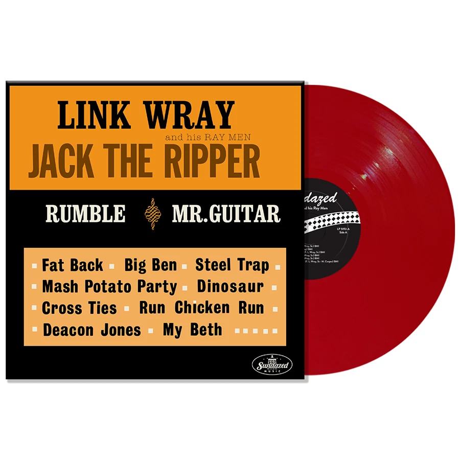 Link Wray And His Ray Men – Jack The Ripper - Red LP Vinyl Record 12" - NEW - Image 1 of 1