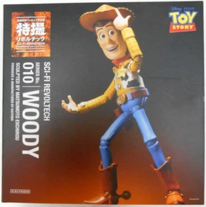 Woody n.010 Revoltech Figure Toy Story Disney Pixar Kaiyodo Giappone Autentico - Foto 1 di 3