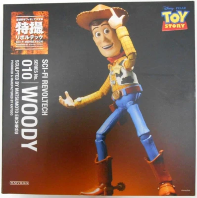 Woody No.010 Revoltech Figure Toy Story Disney Pixar Kaiyodo Japan Authentic - Image 1 of 3