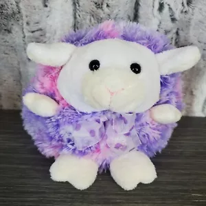 Peluche de oveja cordero peludo Best Made Toys - rosa púrpura 6" peluche animal de Pascua - Imagen 1 de 7