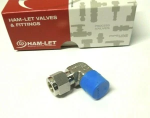 MALE ELBOW 3/8 COMPRESSION X 3/8 MNPT HAMLET 769L316 SS INSTRUMENT FITTING - Picture 1 of 2