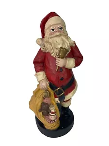 Vintage Harz Weihnachtsmann Figur 9 Zoll groß - Bild 1 von 5