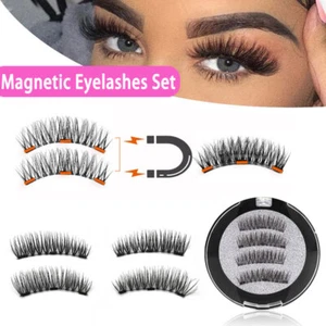 Magnetic Eyelashes Eyelash Magnets Reusable False Lashes with Box - Picture 1 of 8