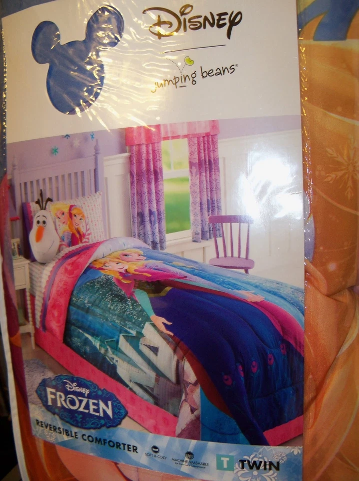 Edredón reversible tamaño doble Disney Frozen nuevo en paquete Foto 1 de 1