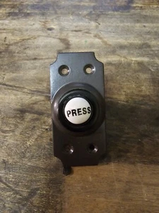 Byron Period Style Push Button Doorbell | 66m x 32mm | New Old Stock | NOS - Picture 1 of 8