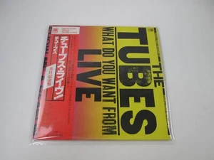 The Tubes ‎What Do You Want From Live Prmo AMP-8009,10 with OBI Japan LP Vinyl - Picture 1 of 6
