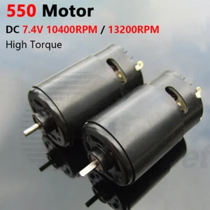 550 Electric Motor DC 7.4V 10400RPM / 13200RPM High Torque RC Boat Car Model DIY - Picture 1 of 12