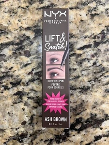 NYX LIFE & SNATCH Feutre pour Sourcils LAS06 ASH BROWN /EBON - Picture 1 of 2