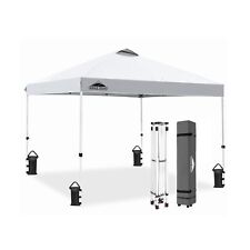 EAGLE PEAK 10x10 Pop Up Canopy, Instant Outdoor Canopy Tent, Straight Leg Pop...