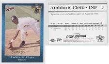 1998 Multi-Ad Sports Erie SeaWolves Ambioris Cleto #7