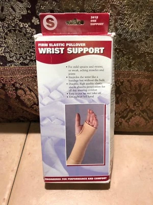 NEW Wrist Support Pullover Firm Elastic Sz S Right or Left OTC #2418 NIB - Image 1 of 4