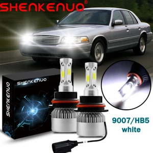 For FORD Crown Victoria 1998-2011 -2x 9007 6000K LED Headlight Bulbs Hi/Low beam - Picture 1 of 7