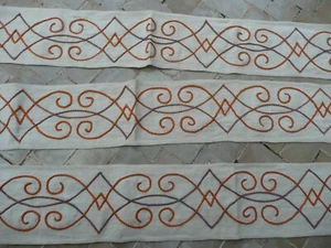 broderies ancienne faite main - Imagen 1 de 8