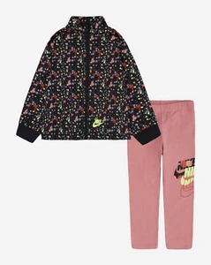 Nike Girls Glaze Pink Tricot Tracksuit Set Jacket Pants 3T NWT - Picture 1 of 3