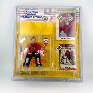 Figura de alineación inicial firmada por Ed Belfour 1993 certificada por JSA - Imagen 1 de 3