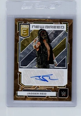 2023 Donruss Elite WWE Jagger Reid Auto #10/10 Gold New Breed #NB-JRD Wrestling - Image 1 of 2
