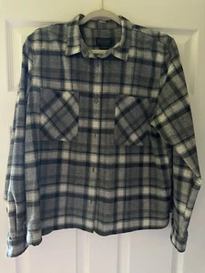 Pendleton Damenhemd Large - Wolle - grau - kariert - $ 25 - Bild 1 von 2
