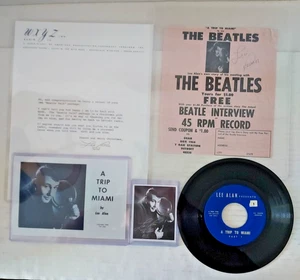 Rare Original 45 Lee Alan "A Trip to Miami" Beatles Interview + Bonus - Picture 1 of 7