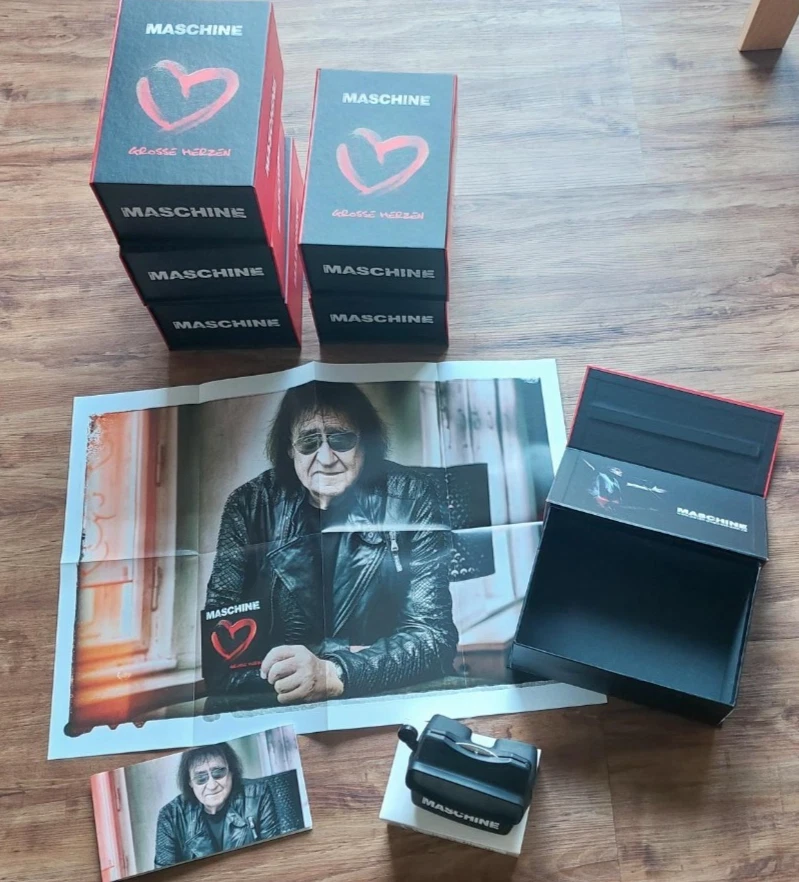 6 x MASCHINE - Große Herzen - Ltd. Boxset - ohne CDs! - Neuware - 2022 - Bild 1 von 4
