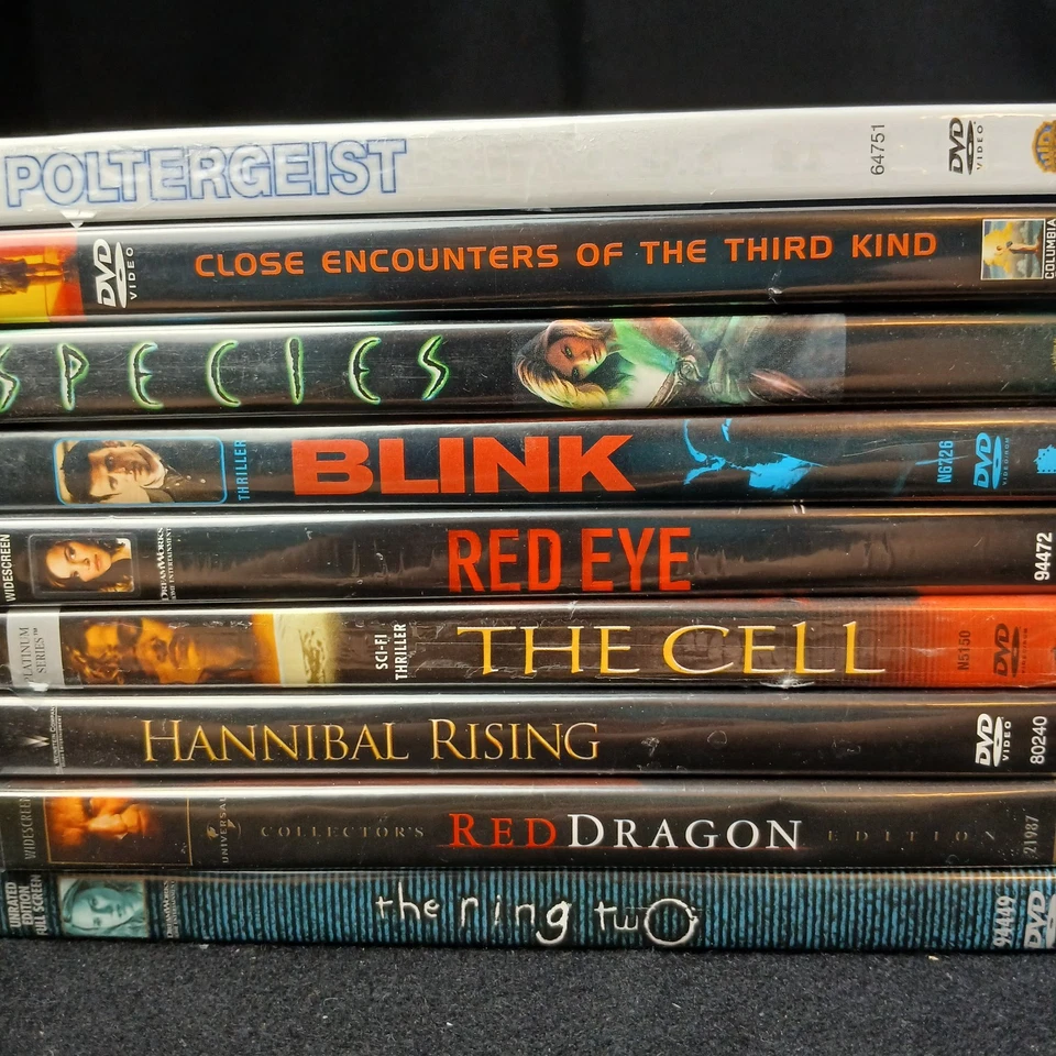 Lot of Nostalgic Horror/Sci-Fi DVDs-Poltergeist/Species/Red Eye/The Cell - Image 1 of 4